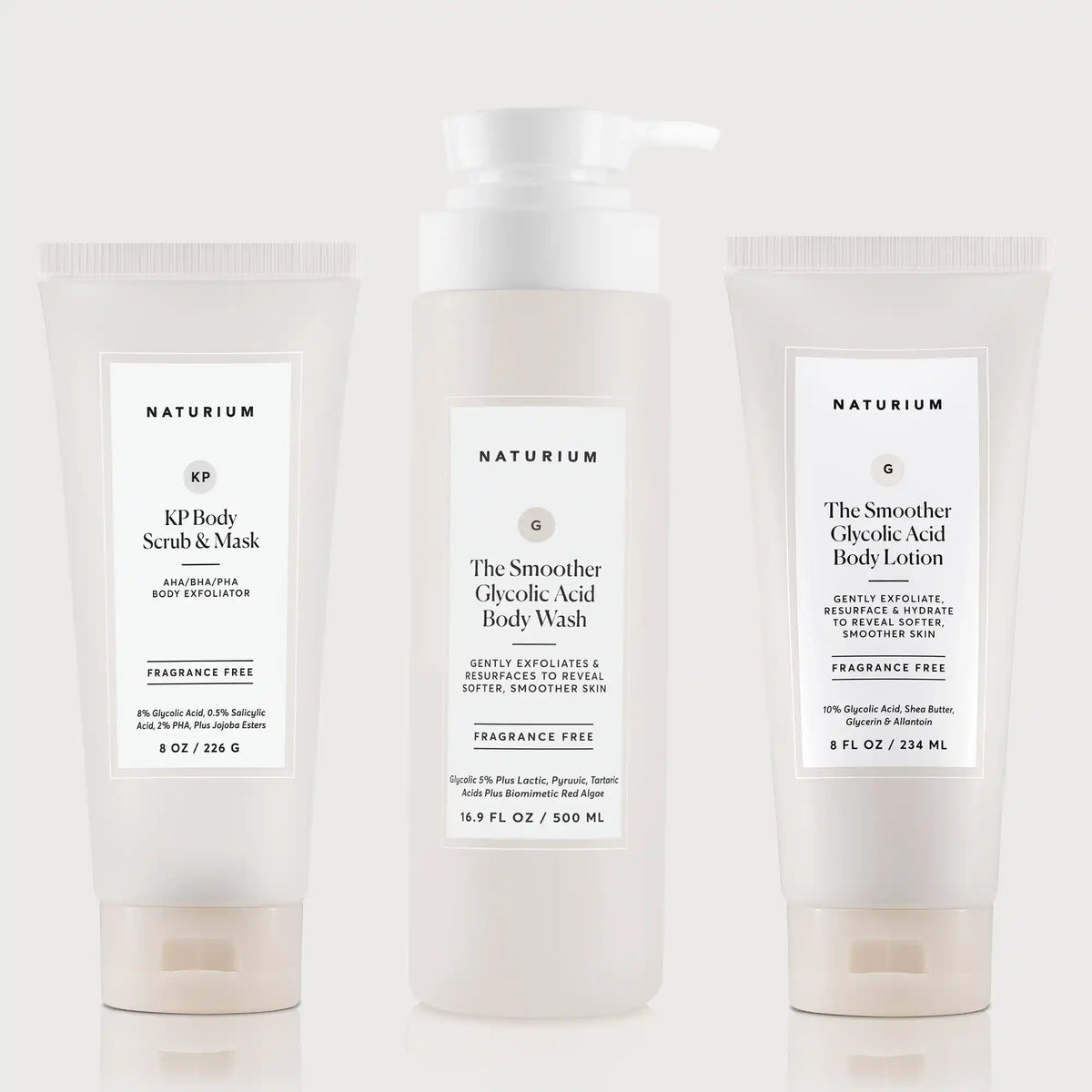 the-glycolic-acid-body-bundle-k9 NATR_KPScrub_SmootherBodyWash_SmootherLotion_Bundle_ecomm.webp
